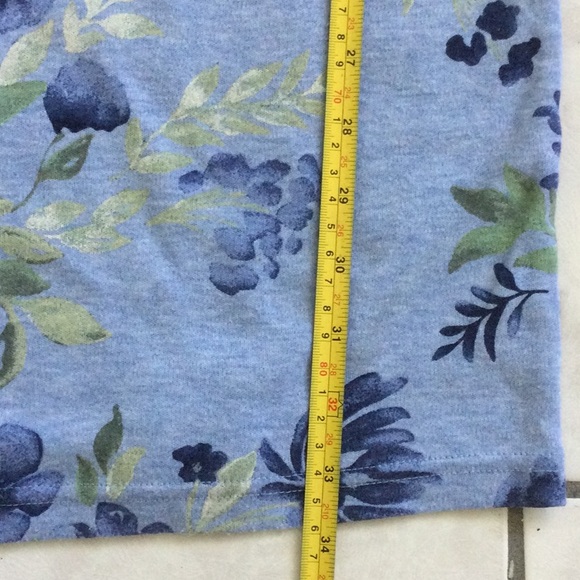 🛑MUST GO🛑 Karen Scott Cotton Boatneck Floral T-shirt Dress Small Comfy - Picture 14 of 14